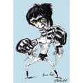 Bruce Lee, caricature de Antonelli, réf. 0043-0187