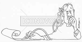 Péchés de faussaire, dessin de Barbe, réf. 0023-0044