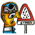 Stress, dessin de Bonjour, réf. 0030-0012