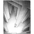 Labyrinthe bureaucratique, dessin de Gaüzère, réf. 0001-0391