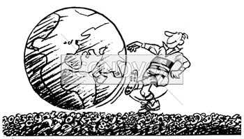 Sport et enjeux politique, dessin de Gaüzère, réf. 0001-0628