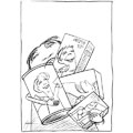 Les lessiviers, dessin de Gaüzère, réf. 0001-0632