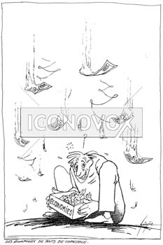 Des économies de bouts de chandelle, dessin de Gaüzère, réf. 0001-1123