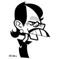 Condoleezza Rice, caricature de Gibo, réf. 0047-0013