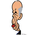 Valéry Giscard dEstaing, caricature de Gibo, réf. 0047-0022