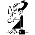 Michel Rocard, caricature de Gibo, réf. 0047-0128