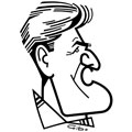 Didier Deschamps, caricature de Gibo, réf. 0047-0134