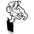Bertrand Delanoë, caricature de Gibo, réf. 0047-0140