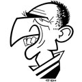 Franck Ribery, caricature de Gibo, réf. 0047-0148