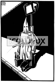 Racisme ordinaire, dessin de Honoré, réf. 0009-0003