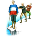 Valéry Giscard d'Estaing / François Mitterrand / Jacques Chirac, caricature de Hours, réf. 0048-0114