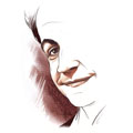 Nicolas Sarkozy, caricature de Hours, réf. 0048-0160