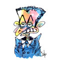 Nicolas Sarkozy, caricature de Jiho, réf. 0031-1236