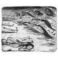 Marées d'équinoxe ou le retour des grandes marées, dessin de Maja, réf. 0006-0060