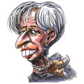 Christine Lagarde, caricature de Mric, réf. 0041-0024