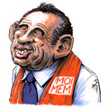 François Bayrou, caricature de Mric, réf. 0041-0033