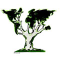 Planète verte, dessin de Phillipe, réf. 0011-0457