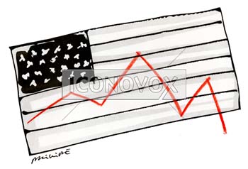 Récession, dessin de Phillipe, réf. 0011-0543