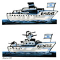 Exodus-Blocus, dessin de Phillipe, réf. 0011-0973