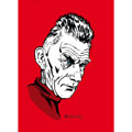 Samuel Beckett, caricature de Rémi Malingrëy, réf. 0038-0788