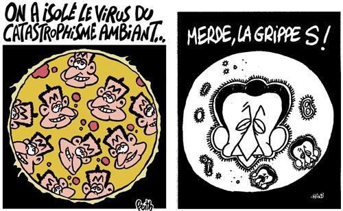Virus Sarko - Dessins de Berth et Charb